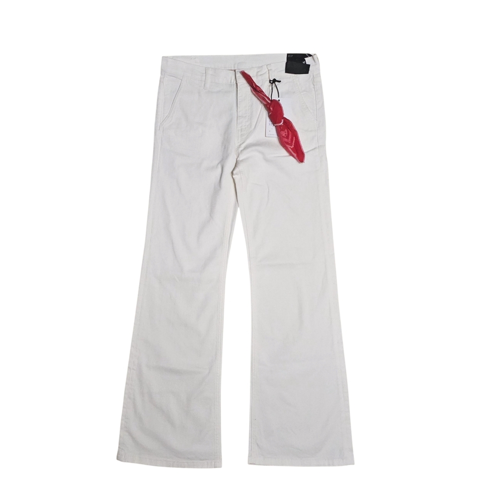 10.11 STUDIOS MICAELA MILK MID-RISE BOOTCUT JEANS Womens Size 27